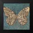 thumbnail image 2 of Meagher, Megan 15x15 Black Modern Framed Museum Art Print Titled - Collage Butterfly I, 2 of 5
