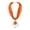 Orange, variant on Scarf Necklace for Women Vintage Ethnic Neck Scarf with Charms Pendant Accessory Necklace Soft Infinity Scarves