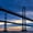 Chesapeake Bay Bridge At Dawn, variant on Elephant Stock Queensboro Bridge Nyc Wall Art - Horizontal Multi Panel Canvas - Living Room Wall Decor - Architecture Multi Panel - Brown And Gray Decor - 36" x 22"