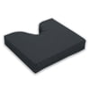 Coccyx Cushion by Hermell Products includes Black Polycotton Zippered Cover, WC4505BK