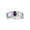 Amethyst, variant on Sterling Silver Classic 6X4MM Oval Amethyst & Sparkling Diamond Ring - Birthstone Jewelry for Men -Size 13