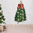 thumbnail image 5 of Wall Hanging Christmas Tree, Realistic Easy Setup Artificial Christmas Tree Holiday Decor Party Favor (Green), 5 of 7