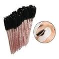 thumbnail image 2 of Xingzhi 50Pcs Disposable Wands Eyelash Brushes Makeup Eyelash Extension Black, 2 of 9
