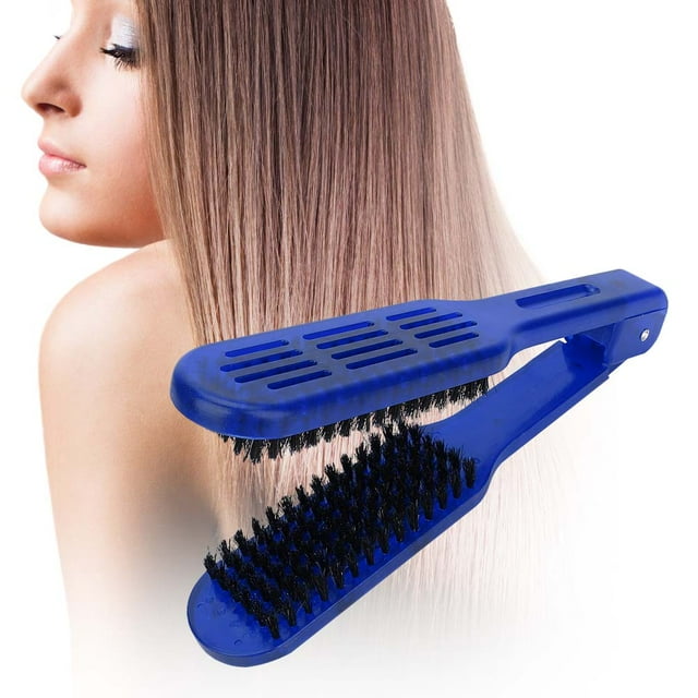 Double Hair Straightener Comb Hair Straightening Comb Comb Hairdressing Exquisite Lightweight