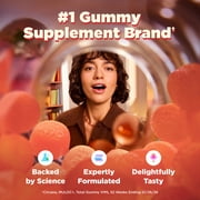 OLLY Probiotic + Prebiotic Gummy, Adult Digestive + Gut Health Supplement, 60 Ct