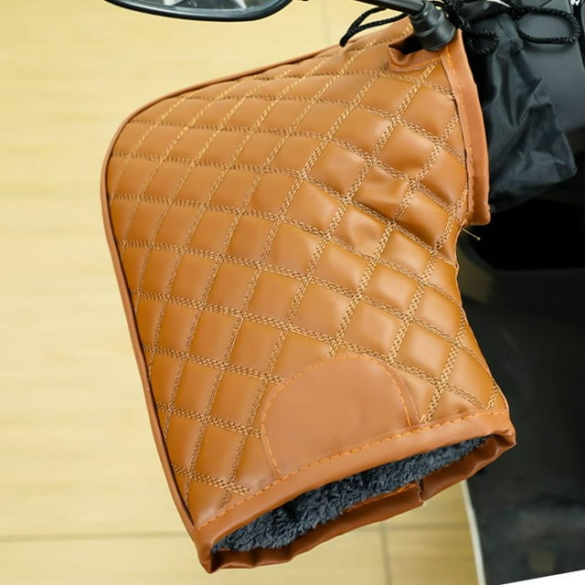 Motorcycle Winter Warm Gloves, Cold Weather Waterproof Riding Mittens, Windproof Covers, Winter Warm Cotton Protectors Hand