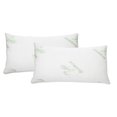 thumbnail image 4 of Queen Size Soft Plush Bamboo Memory Foam Support Pillow (Set Of 2), 4 of 4