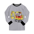 thumbnail image 6 of CAICJ98 Boys Pajamas Cotton Pjs Set Toddler Kids Excavator 2 Piece Long Sleeve Sleepwear,Size 7-8 Years, 6 of 9
