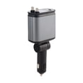 thumbnail image 2 of Car Charger Star Ambient Light Car Fast Charger Retractable 4 In 1 Cable Charger, 2 of 3