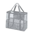 thumbnail image 2 of Bolsa de playa de malla impermeable para el hombro, ideal para cruceros, piscinas, juguetes, mujeres, hombres y vacaciones., 2 of 8