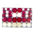 thumbnail image 2 of 100x adornos de bolas de Navidad decoraciones de bolas de Navidad adornos navideños colgantes multicolores para compromiso graduación al aire libre, 2 of 8