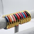 thumbnail image 5 of YIEMEEN Tube Bangle Bracelet Stretch Stacking Style Band Bracelet for Women Girl Jewelry, 5 of 20
