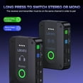 thumbnail image 5 of LEKATO MS-02 Wireless in Ear Monitor System 2.4G Stereo Wireless IEM System with Transmitter Beltpack Receiver Automatic Pairing for Studio Band Rehearsal Live Performance, 5 of 9