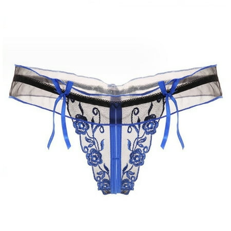 Xiaoxatg Sexy Panties for Women Women s Sexy And Casual Solid Color Sexy Lace Thong Bowknot Panties For All Seasons Boy Shorts Panties