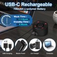 thumbnail image 2 of Alarma de bicicleta recargable YONGSHENG antirrobo 110 dB impermeable, 2 of 5