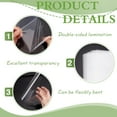 thumbnail image 4 of 20 Packs 0.25mm Clear PET Sheet A4 Size 11.8x8.2inch Waterproof Replace Film for Picture Frame Dust Visible Plastic Sheet for Table Signs Display Cover Sign Blanks Protector 20pcs, 4 of 6