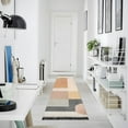 thumbnail image 4 of Yayeee Runner Rug for Bedroom 2'x6' Machine Washable Hallway Non Slip Mat, Abstract Shapes, 4 of 8