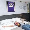 thumbnail image 6 of Jersey Frame Display Case, Large Shadow Box, Sports Jersey Display Case with 98% UV Protection, Hangers and Hookers, Valet Pinboard, Acrylic, Football, Basketball (Set of 3), 6 of 6