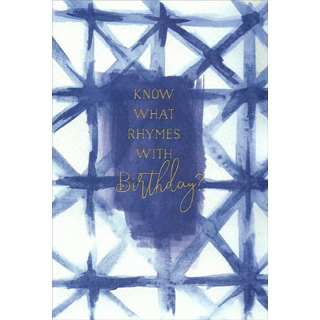 Buddha Card - Pictura Birthday Rhyme Happy Buddha Funny / Humourous Birthday Card