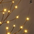 thumbnail image 2 of CAPHAUS 6 Feet, 72 inch Full Brown Twinkling Birch Tree w/ 72 LED Lights, Lighted Birch Tree, Full Artificial Brown Twig Tree w/ Warm White Lights for Festival, Holiday Decoration Indoor, 2 of 9