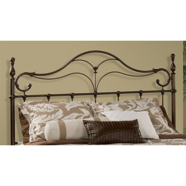 Hillsdale Full Queen Metal Spindle Headboard in Bronze