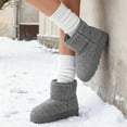 thumbnail image 4 of GJPBGK Women’s Winter Snow Ankle Boots Warm Pull-On Booties Cold Weathe, 4 of 9