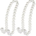 thumbnail image 1 of 2Pcs Pearl Car Seat Backrest Hook,Car Hangers Organizer,Seat Back Hook Storage Rack for Purses, Bag,, 1 of 4