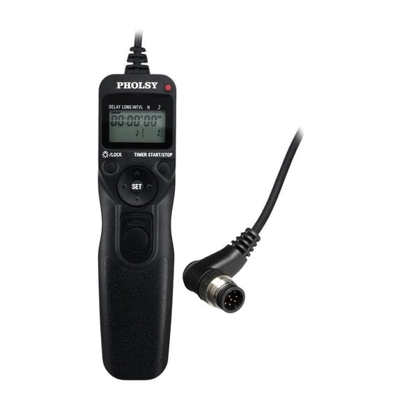 Cable de control remoto con temporizador PHOLSY N8 para Nikon Z8, Z9, D3-D6