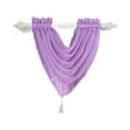 Big Deals！ Sueyeuwdi Voile Curtain Swags All Colours Pelmet Valance Net