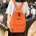 thumbnail image 4 of Fashion Women Nylon Solid Color Capacity Student Backpack Travel Couple Bag, 4 of 7