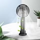 thumbnail image 3 of Ventilador pequeño de mano 2025 con carga USB, miniventilador portátil para dormitorio de estudiantes y oficina, color blanco y azul opcional, 3 of 5