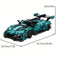 thumbnail image 2 of Technical Supercars Model Building Blocks Adults Challenging Vehicle Car Bricks Construction Toys, 2 of 4