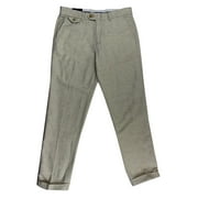 Tommy Hilfiger Men's Sand Flat Front Khaki Pants