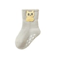 thumbnail image 2 of Viluyesy Newborn Baby Boys Mid Calf Socks Kids Non Slip Socks Winter Warm Socks for Dialy Wear Gray Size S, 2 of 5