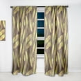thumbnail image 2 of Designart 'Moods Yellow IV' Southwestern Curtain Panel, 2 of 5