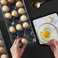 thumbnail image 1 of Rectangle Fridge Egg Storage Cases Tray Fresh Keeping Lid Egg Tray Containers Carrier 21 Grids, 1 of 8