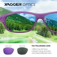 thumbnail image 6 of Xagger Wrap Around Sport Polarized Sunglasses for Men Women Running Driving Fishing TR90 Frame Glasses, 6 of 6