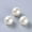 IvoryWhite, variant on 5pcs 30MM Chunky Bubblegum Acrylic Pearl Round Bead DIY Delicate Jewelry Bracelet Finding-IvoryWhite