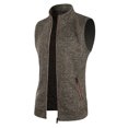 thumbnail image 4 of Casual Men's Vest with Loose Design - Winter Warm Down Cotton Vest Coat for Layering, Christmas Activities, and Daily Wear, Ideal for Comfort,Coffee,L, 4 of 5
