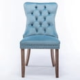 thumbnail image 2 of American Design 2-Piece Light Blue Dining Chairs/Warm Ambiance in Dining Area, 2 of 6