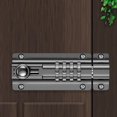 thumbnail image 6 of Household Password Zinc Alloy Anti Door Buckle Combination Bolt and garden Outdoor - Matte Black, 6 of 9