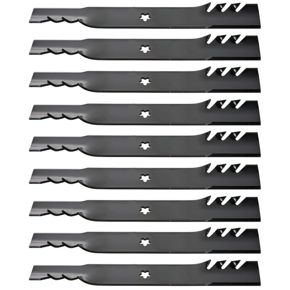 9PK Oregon 595-605 G5 Gator Blades for 54" Poulan 187254, 187255, 187256