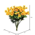 thumbnail image 2 of Vickerman FR191078 14,5 Po. Wild Daisy Bush Jaune, 2 of 2