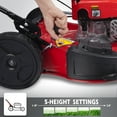 PowerSmart 21inch Self Propelled 170cc 3in1 Gas Powered Lawn Mower