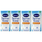 4 Pack - Hyland's Nerve Tonic Stress Relief 100 Tablets Each