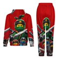 thumbnail image 2 of Character Ninjago Unisex Hoodies And Sweatpants Set Sweatshirts Jogger Pants Hooded Hoody Tracksuits Set Suit Winter Daily Adult Sweatsuit 2 Pcs, 2 of 9