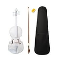 thumbnail image 1 of STARTIST 4/4 Solid Wood Violin, White Acoustic Violin Starter Kit for Beginner Student, 1 of 8