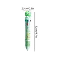 thumbnail image 3 of Retractable Multi-Color Ballpoint Pen Set for Kids Students, 10-Color Click Pen with Character Topper, Plastic, 1 Pack, Multicolor, 3 of 6