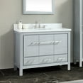 thumbnail image 4 of Azzuri RILEY-VS43-SSG Riley 43" Single Vanity Set - Sea Salt Gray, 4 of 7