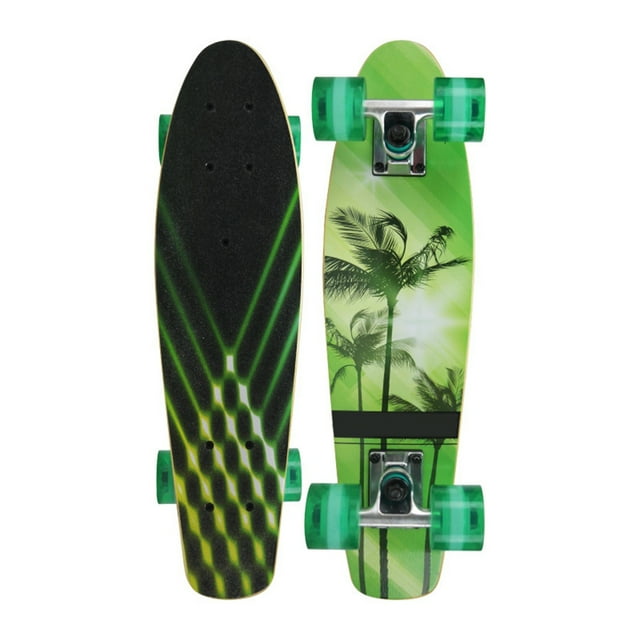 Bangcool Cruiser Skateboard Four-Wheeled Short Wood Concave Skateboard Street Skateboard
